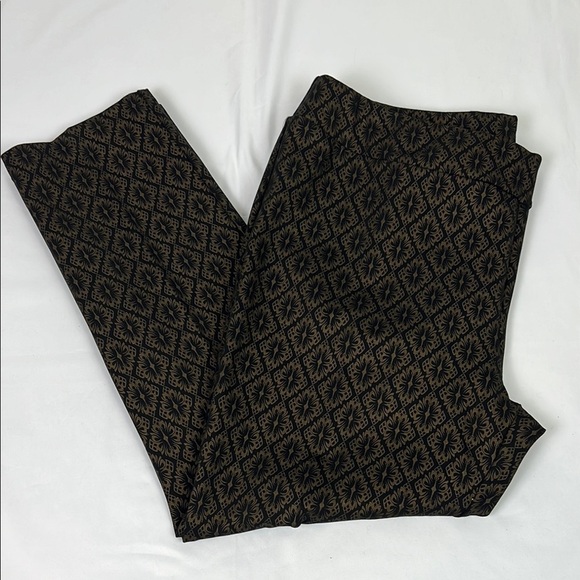 Soft Surroundings Women’s 2X Damask Pull-On Stretch Straight Leg Pant - Picture 1 of 9